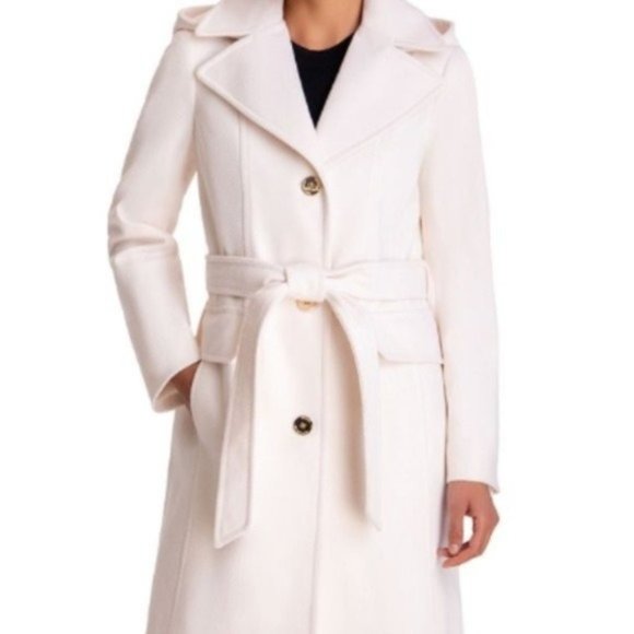 MICHAEL Michael Kors Jackets & Blazers - MICHAEL Michael Kors Hooded Belted coat NWT